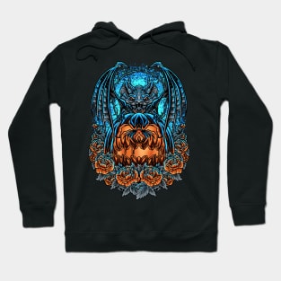 PUMPKIN BAT FLOWERS Hoodie